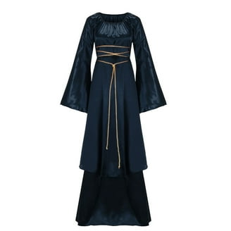 blue lace dress for wedding guest Royal Blue Lace-Up Satin A-line Wedding Guest Dress – Modsele main image 1