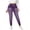 Purple, variant on Kinrui Womens Jeggings Stretch High Waist Faux Jeans Skinny Denim Pants Stretch Tight Pants Blue L