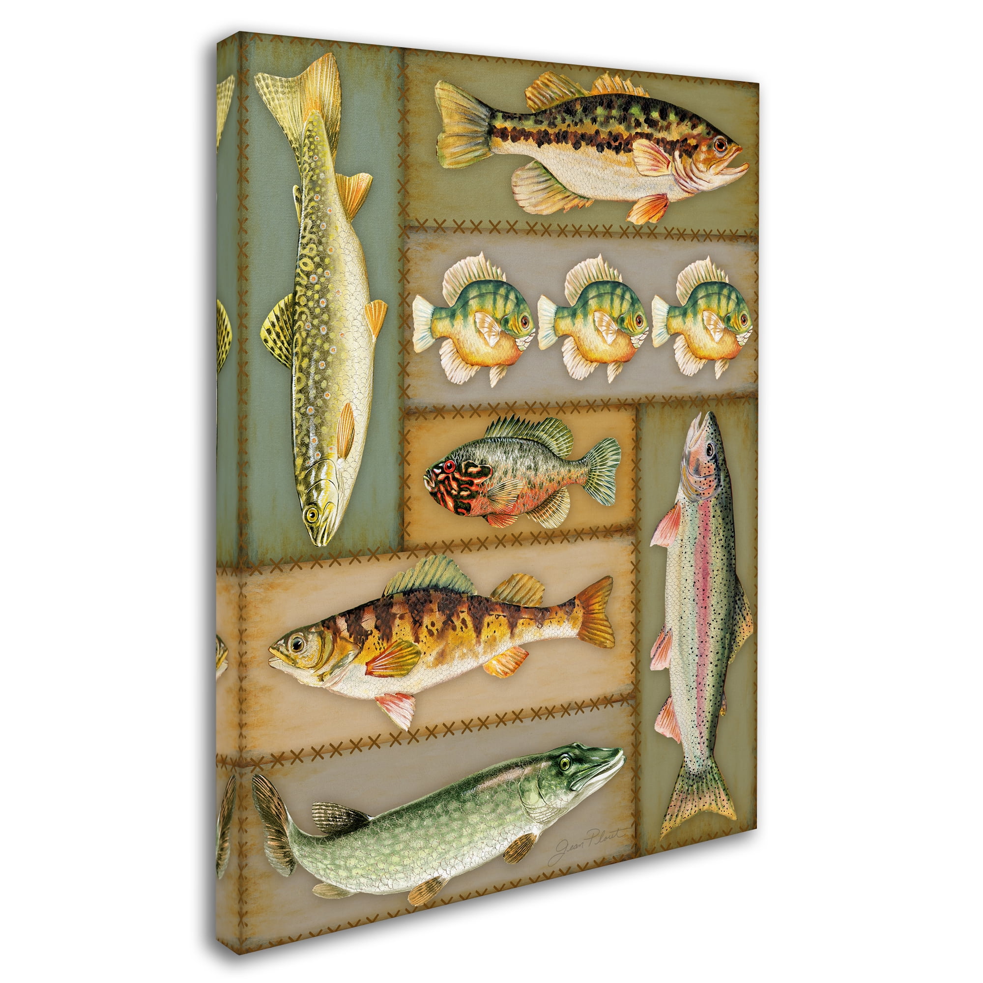 Trademark Fine Art 'Wilderness Lodge 22' Canvas Art by Jean Plout