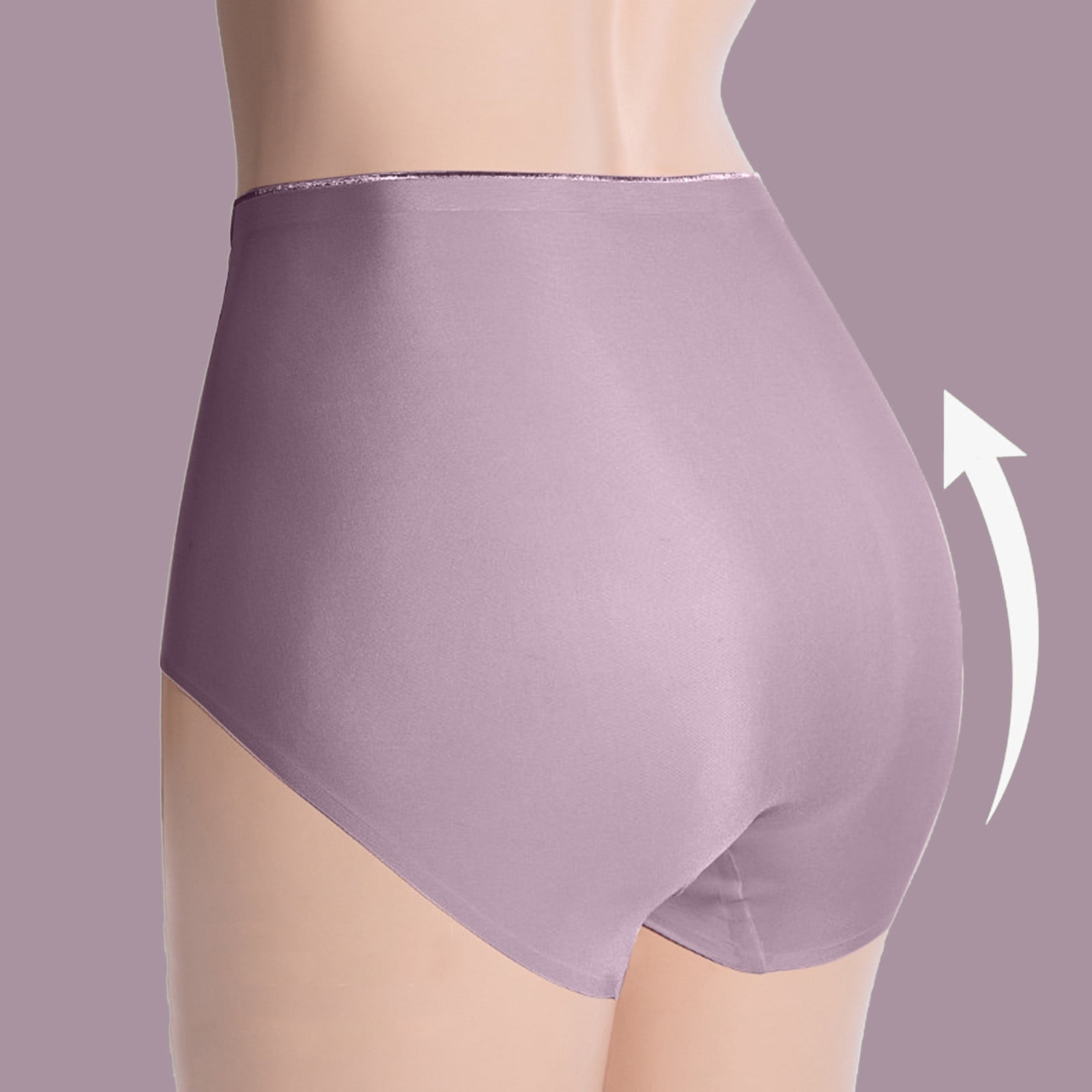 CAICJ98 Plus Size Lingerie Womens High Waist Shapewear Panties Lifter Body  Shaper Panty Ladies Slim Waist Trainer Pants,Pink 