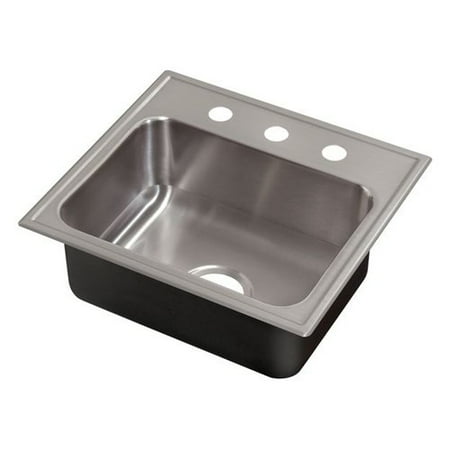 Drop In Single Bowl - Just Manufacturing 21'' L x 19'' W Single Bowl Drop-In Kitchen Sink