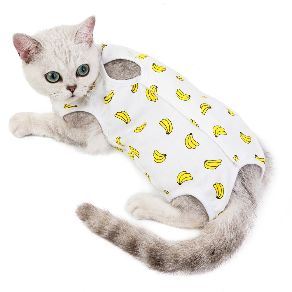Cat Recovery Suit Sterilization Suit for Spring Summer Cat Prevent Lick