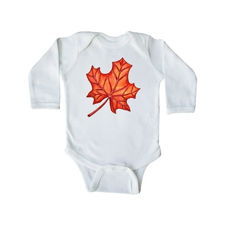 

Inktastic Red Canadian Maple Leaf Gift Baby Boy or Baby Girl Long Sleeve Bodysuit