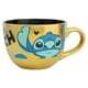 thumbnail image 2 of Tazon de Ceramica Metalizado Stitch Cerealero Dorado Capacidad 710 ml Taza Jumbo Tarro, 2 of 4