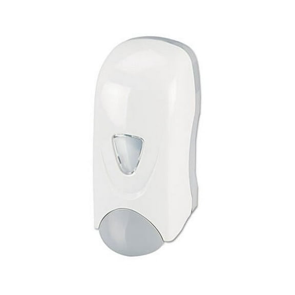 Foam-eeze Bulk Foam Soap Dispenser with Refillable Bottle 1,000 mL, 4.88 x 4.75 x 11, White/Gray