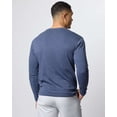 thumbnail image 3 of Real Essentials 3 Pack: Men's Cotton Long Sleeve Crew Neck T-Shirt with Pocket - Soft Work Casual Jersey Tees (Big & Tall), 3 of 6