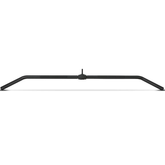 XPRT Fitness 47’’ LAT Pulldown Cable Machine Attachment Wide Grip Tricep Pull Down Bar, Solid Steel, Black