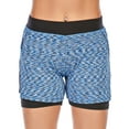 thumbnail image 5 of SHCKE 2 in 1 Women Running Shorts Double Layer Athletic Yoga Shorts with Pocket, 5 of 6