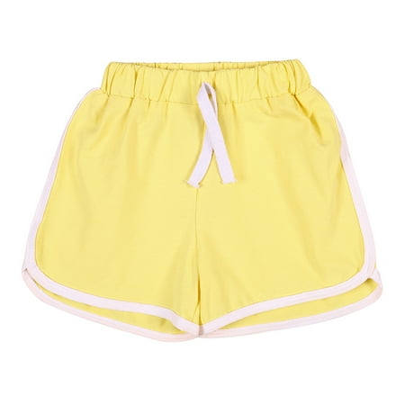 

Girls Summer Cotton Dance Sports Running Shorts Kids Athletic Gym Wear Short Pants