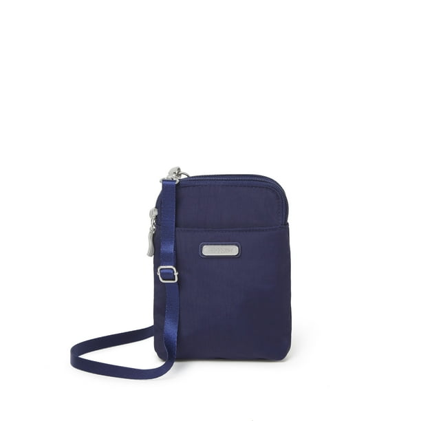 baggallini Baggallini Take Two RFID Bryant Crossbody (Navy) Walmart