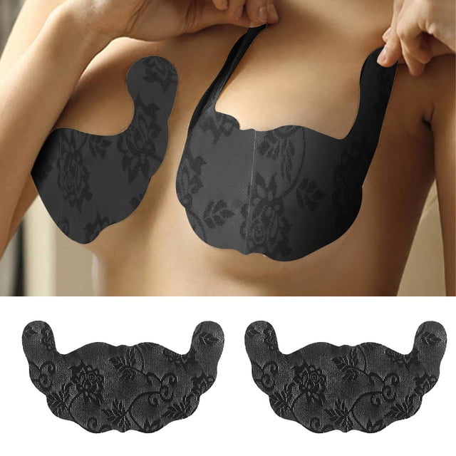 Women Fashion Lace Chest Stickers Invisible Underwear Disposable Chest Stickers