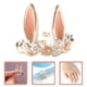 thumbnail image 5 of Anillo de banda abierta de conejo anillo animal anillo abierto joyas de joyería accesorio de moda, 5 of 5