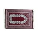 thumbnail image 4 of Alfombra de oración portátil para viaje con estampado de flores, rectangular, para suelo Rojo oscuro, 4 of 9