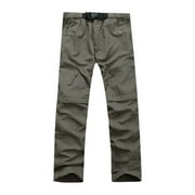 WYONGTAO Men's Pants Outdoor Quick Drying Detachable Climbing Camping Charge Pants Sports Pants Long Pants Shorts Two In One