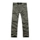 thumbnail image 3 of Pantalones tácticos cargo convertibles para hombre, resistentes al agua, para senderismo al aire libre, ligeros y elásticos, con cremallera., 3 of 4
