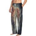 thumbnail image 2 of Balery Elephant in Smoke print Men's Pajama Pants,Ultra Lightweight Pjs,Lounge Pant-Small, 2 of 9
