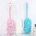 thumbnail image 3 of Shower Flower Back Brush, Long Handle, Men and Women (Blue), 3 of 4