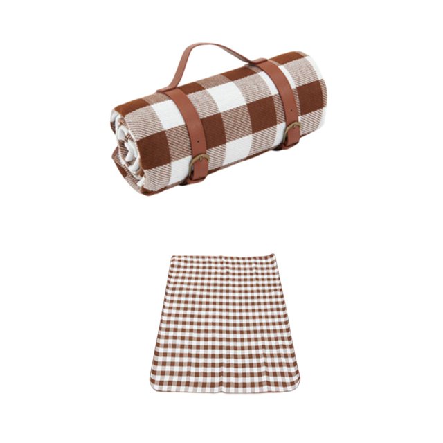 Tapis de Pique-Nique Lavable Tapis de Plage Tapis de Camping Extérieur Sangle en Cuir Épais Fournitures de Randonnée Camping Tapis de Plage Touristique