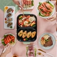 thumbnail image 7 of 2 In 1 Multifunctional Electric Barbecue Grill & Hot Pot, Household Small Electric Hot Pot For 1-3 People, Non-Stick Pan, 1300W Mini Boiler, Kitchen Accessories For BBQ, Shabu And Soup, 7 of 7