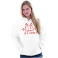 thumbnail image 4 of Heartbeat of a Hunter Cute Unisex Plus Fleece Graphic Hoodie Brisco Brands 3X, 4 of 5