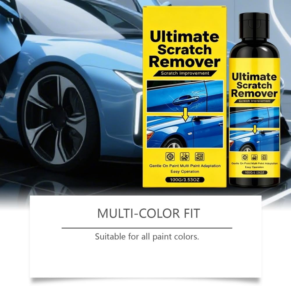 Nanopolix Scratch Remover,Nano Polix Car Cloth,Eliminate All Car Scratches in 60 Seconds,Quick Fix Removal Paste for Deep Scratches