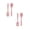 Pink, variant on 2 Pcs Heat Resistant Silicone Cooking Spoon Spatula, Large Kitchen Solid and Slotted Spoons Non-stick Dishwasher Safe Nonstick Kitchen Spoons Set for Mixing, Serving, Scraping, 7.95"x1.69",Black