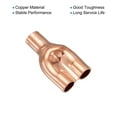 thumbnail image 4 of Uxcell Tee Y Type Copper Fitting Welding Joint Split Union Intersection 6.35mm or 1/4 Inch ID 5 Pack, 4 of 4