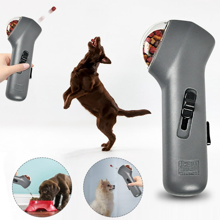 1Pcs Pet Treat Launcher Dog Food Catapult Dog Stuff Puppy Snack Shooter  Feeder Pet Training Food Dispenser Toys Dog Interactive Toys