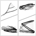 thumbnail image 6 of 6Pcs Women's Rain Bonnet with Visor - Clear Waterproof Plastic Rain Hat for Women(White Edge), 6 of 7