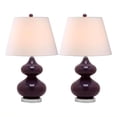thumbnail image 1 of Safavieh Eva Double Gourd Glass Lamp in Dark Purple (Set Of 2), 1 of 5