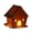 B, variant on DIY Wooden Bird House, Handcraft Bird Nest Box, Natural Wooden Bird Shelter, Durable Outdoor Bird Box, Decorative Bird Habitat for Yard, Garden and Backyard Bird Attraction