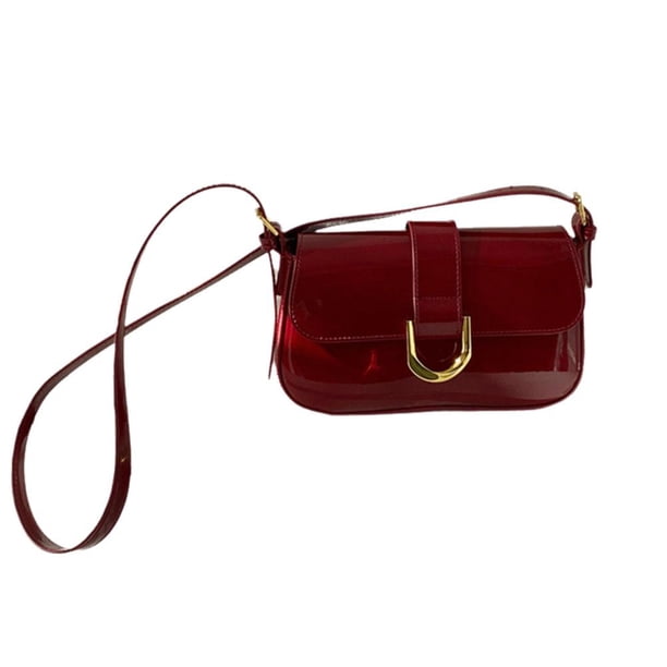 EZLIFE Bolso de hombro con hebilla de herradura Bolso de hombro vintage para mujer εв X1V7