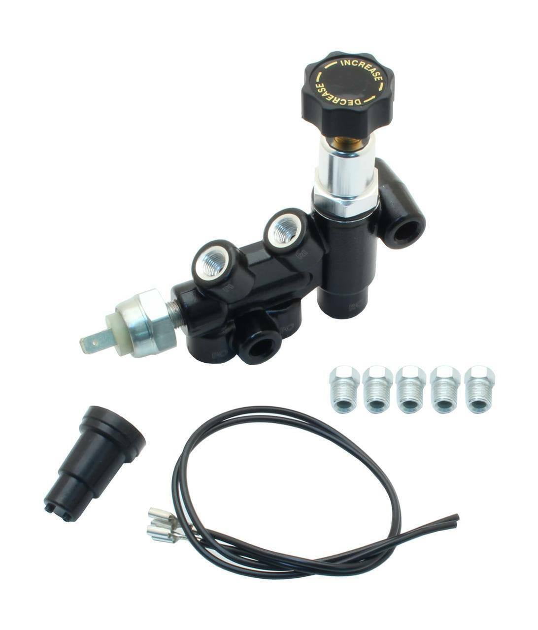 Universal Adjustable Proportioning Valve 3/8" Ports Use On Any Master