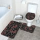 thumbnail image 3 of Juego de 3 alfombras de baño del equipo Texans Alfombra antideslizante para baño de 24 x 16 pulgadas, 3 of 7