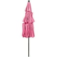 thumbnail image 4 of Northlight 9.75ft Outdoor Patio Market Umbrella with Hand Crank and Tilt, Pink, 4 of 5
