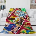 thumbnail image 1 of Couverture en Peluche - Jetés Qatar pour Enfants Adolescents Adultes - Multi-Usage Utile, 1 of 6