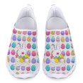thumbnail image 1 of Zapatos planos ligeros con diseño de conejito de dibujos animados, transpirables, antideslizantes, cómodos, de malla, informales, para mujer, regalos, 1 of 5