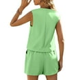 thumbnail image 6 of Sopiago Women's Sleeveless Blazer Vest Single Breasted Fashion Casual Open Front Work Vest Tops Outwear With Pockets Light Green,S, 6 of 6