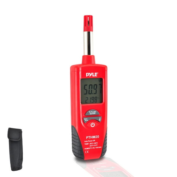 PYLEMETERS PTHM20 Temperature and Humidity Meter With Dew Point and