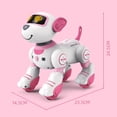 thumbnail image 3 of JJRC Remote Control Robot Dog Toy for Kids  Programmable Robotic Puppy  Smart Interactive Stunt Robot Dog Toy for Kids 3-8 Year Gift  Pink, 3 of 9
