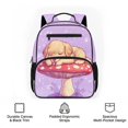 thumbnail image 6 of Pzuqiu Purple Sleeping Puppy 13.5 Inch Kids School Backpack Water-Resistant Padded Breathable Straps Lightweight Preschool Bag for Toddler Girls Boys Kindergarten Daycare, 6 of 7
