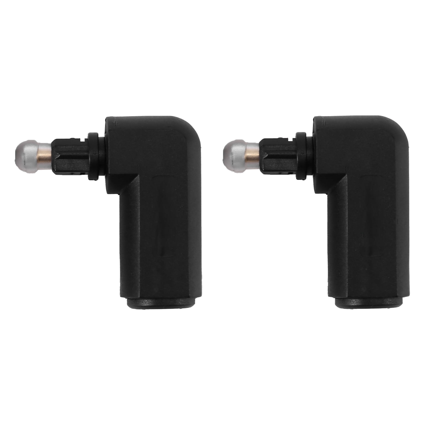 Pack Of 2 360 Degree Digital Fiber Optic Toslink Right Angle 90 Degree