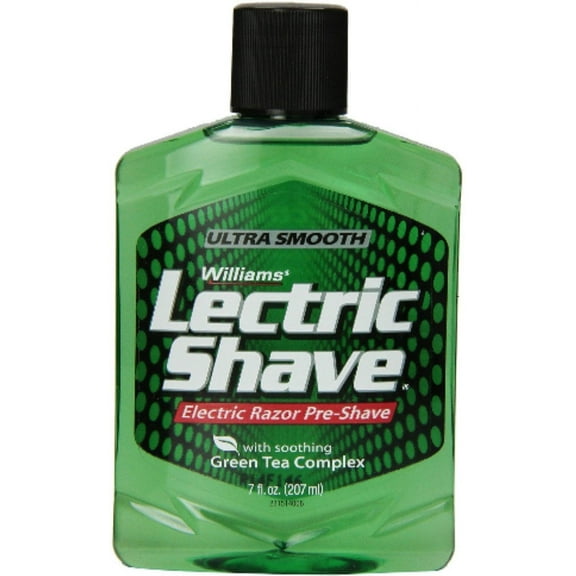 Williams Lectric Shave Electric Razor Pre-Shave, Original 7 fl oz (pack of 2)