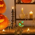 thumbnail image 1 of Decoración de calabaza luminosa de Halloween Macarena escultura de juguete dorado 15 cm x 11 cm x 4 cm, 1 of 8