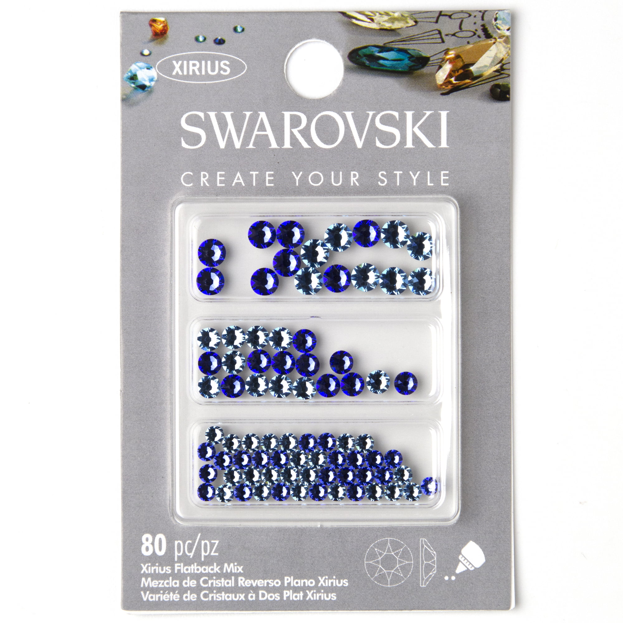 Ruimteschip Regeneratie loyaliteit Swarovski Create Your Style Crystal Flatback Value Pack, Red Siam -  Walmart.com