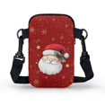 thumbnail image 2 of XYZCANDO Father Christmas Small Crossbody Bags for Teen Girls Heart Cellphone Messenger Handbag with Zipper Stylish Cross Body Phone Purse with Strap for Running Shop Travel, 2 of 7
