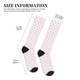 thumbnail image 5 of Bixox Animal Pink Color Paw Print Compression Socks,Compression Socks Women & Men Circulation for Medical,Running,Athletic, 5 of 7