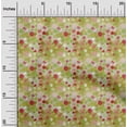 thumbnail image 1 of oneOone Polyester Lycra Light Green Fabric Texture & Colorful Dots Sewing Material Print Fabric By The Yard 56 Inch Wide, 1 of 4