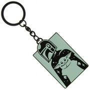 the Mandalorian & the Child Metal Keychain