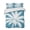 Turquoise, variant on Quilts Full Size Bedding Set, Tropical Palm Tree Lightweight Quilted Comforter, Turquoise Summer Coastal Coconut Leaves Soft Reversible Bedspread Coverlet with Pillow Covers for All Season, 78" x 90"